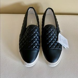 Geox Black Quilted Fashion Loafers Shoes 36 /6
